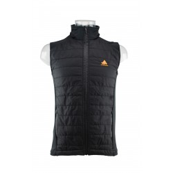 Heated Quilted Vest: APP black