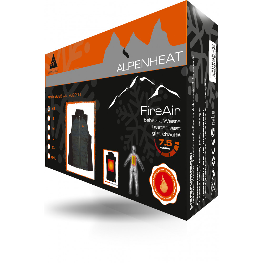 Batterie de rechange pour gilet chauffant Alpenheat Fire-Fleece -  Chaufferettes - Accessoires confort