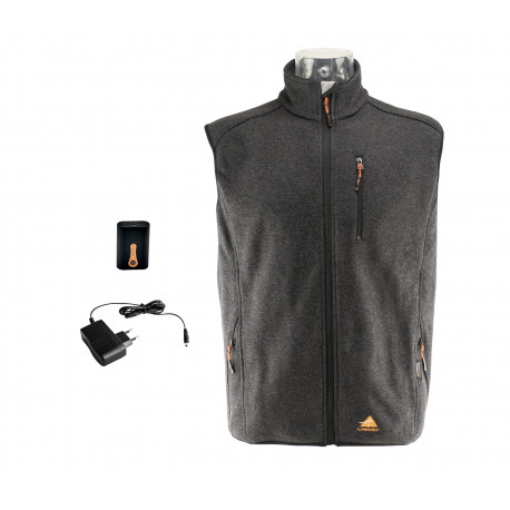 Heated knitted fleece vest: no product box