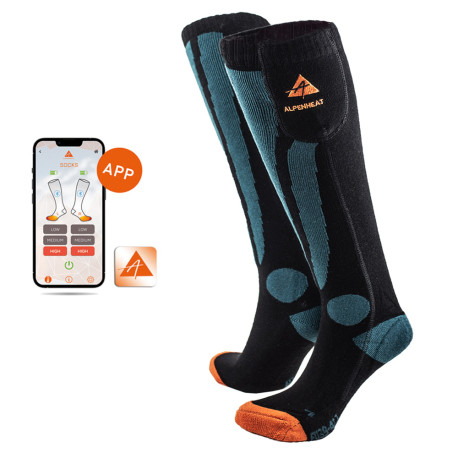 Heated Ski Socks with APP