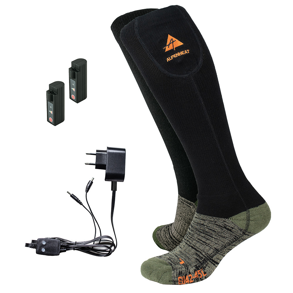 Chaussettes Chauffantes Osmo Heated Socks 2.0 - Chauffage Rapide, Contrôle Température Intelligent, Respirantes, Idéales Ski, Randonnée Et Vie Quotidienne
