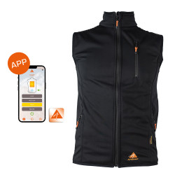 Gilet Softshell riscaldato: APP