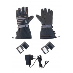 ALPENHEAT Перчатки с подогревом FIRE-GLOVE: черный/серый