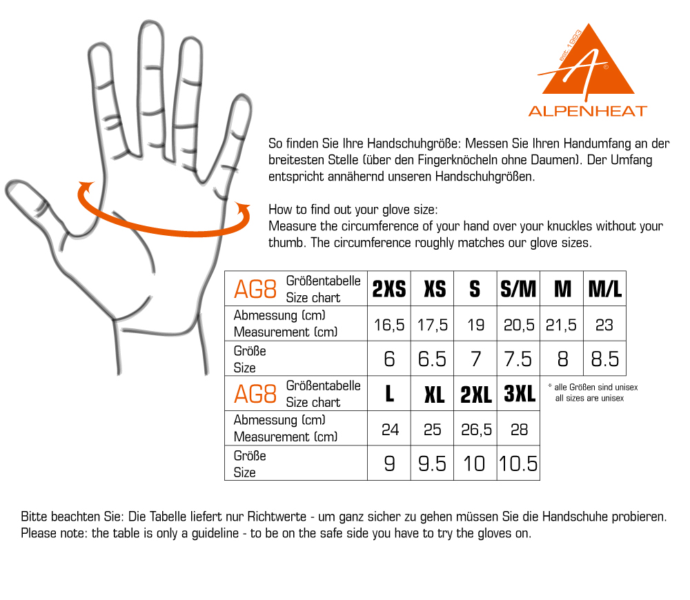 Heated Gloves FIRE-GLOVE EVERYDAY - alpenheat.ch Second Wind SA